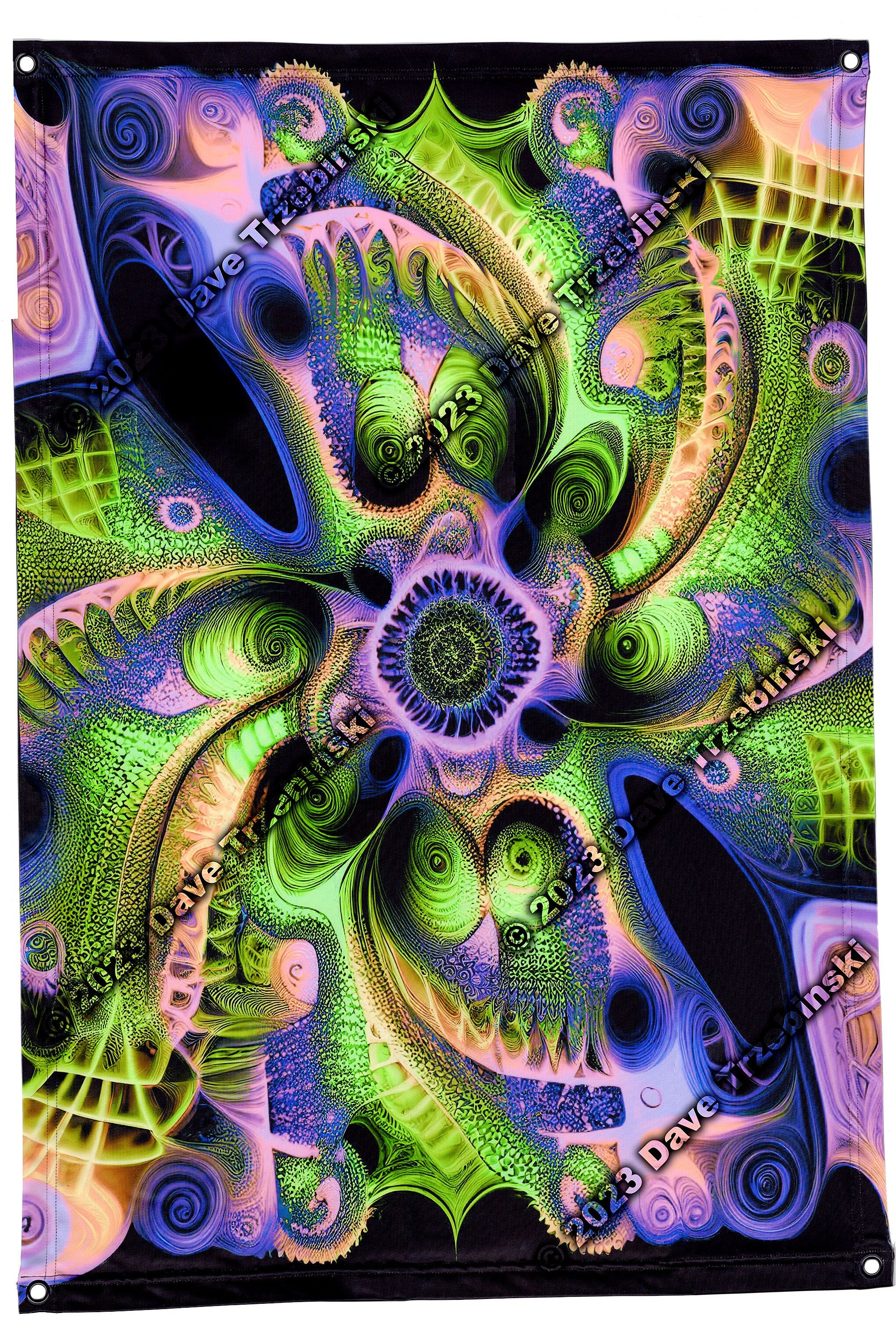 Blacklight Tapestry - The Vortex
