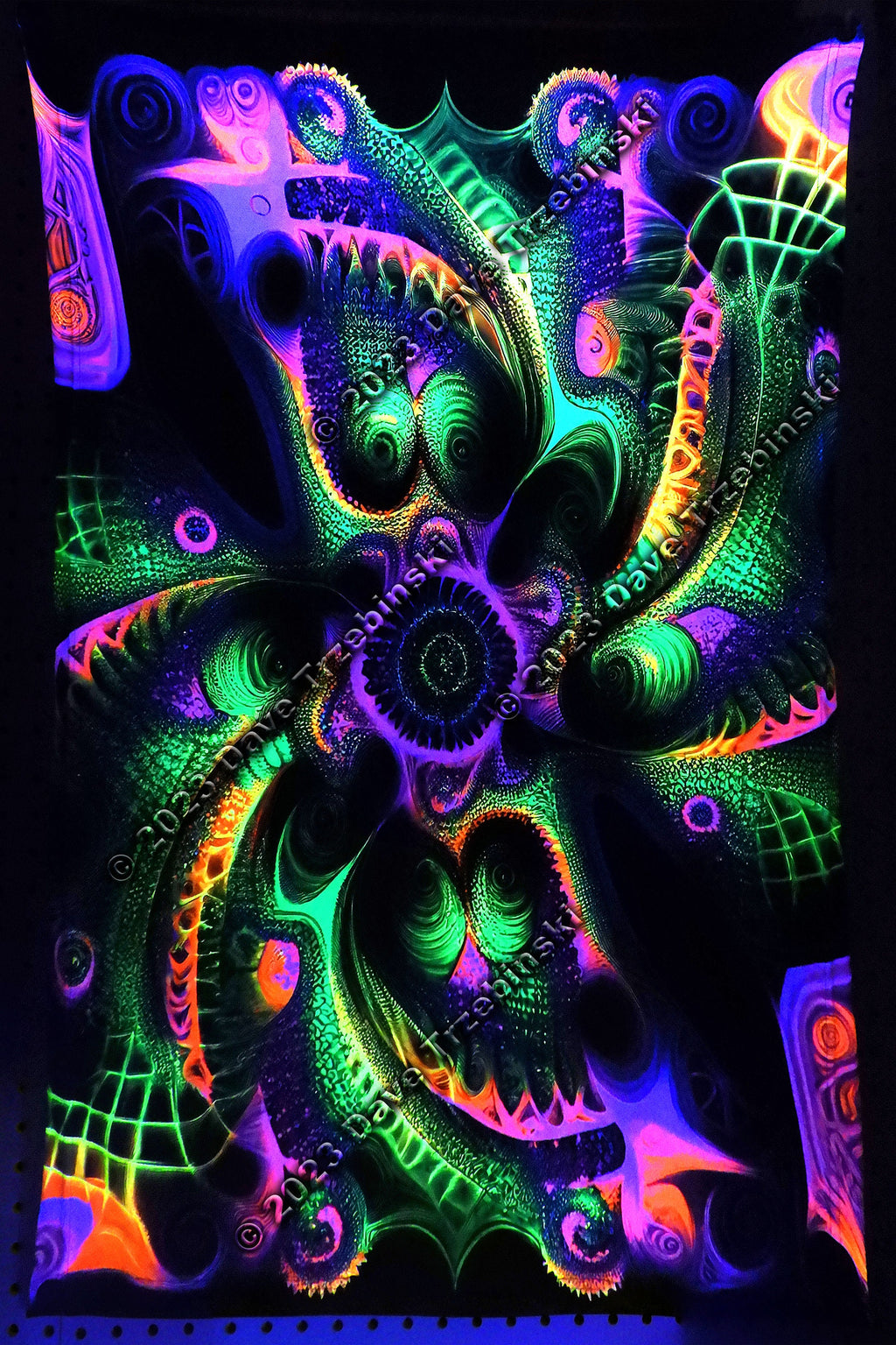 Blacklight Tapestry - The Vortex